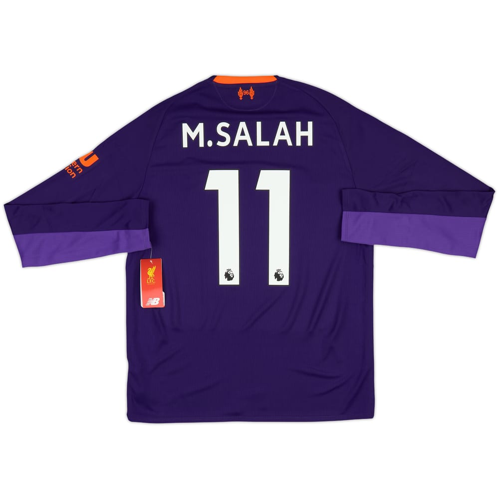 2018-19 Liverpool Away L/S Shirt M.Salah #11 (S)
