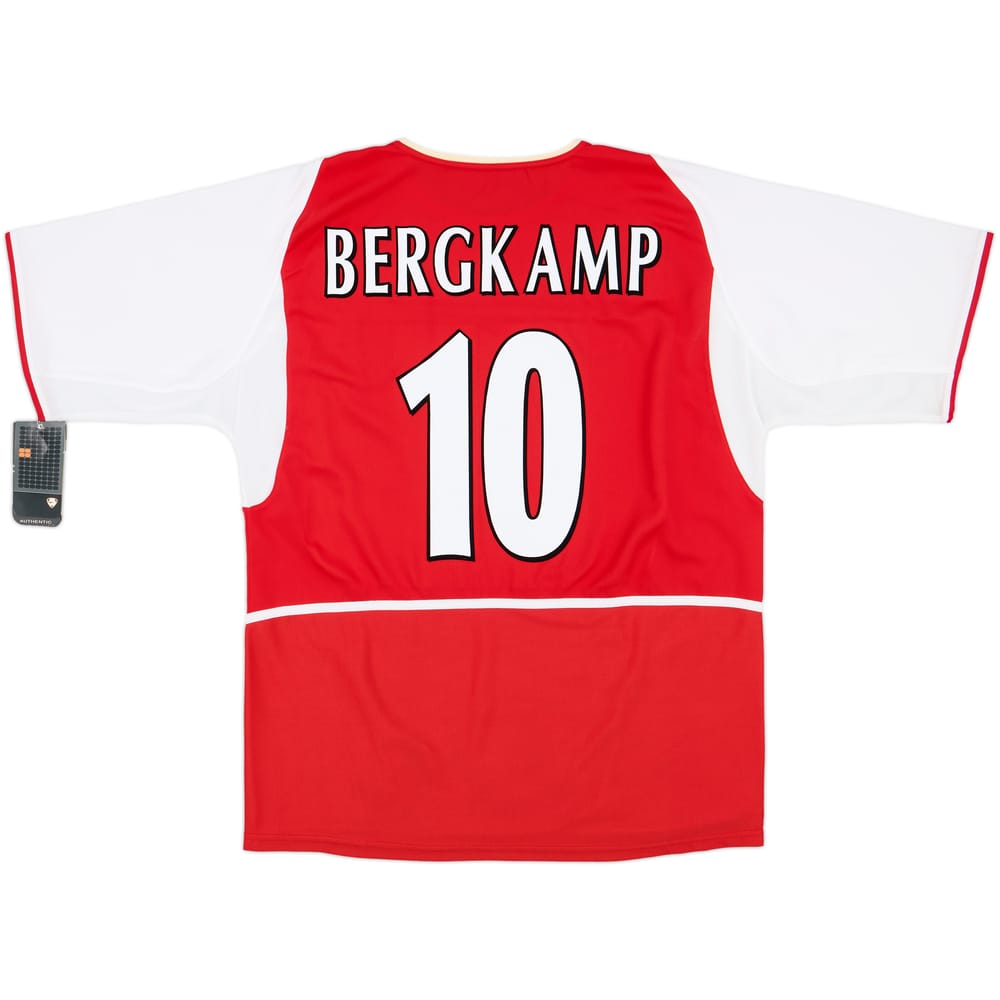 2002-04 Arsenal Home Shirt Bergkamp #10 (L)