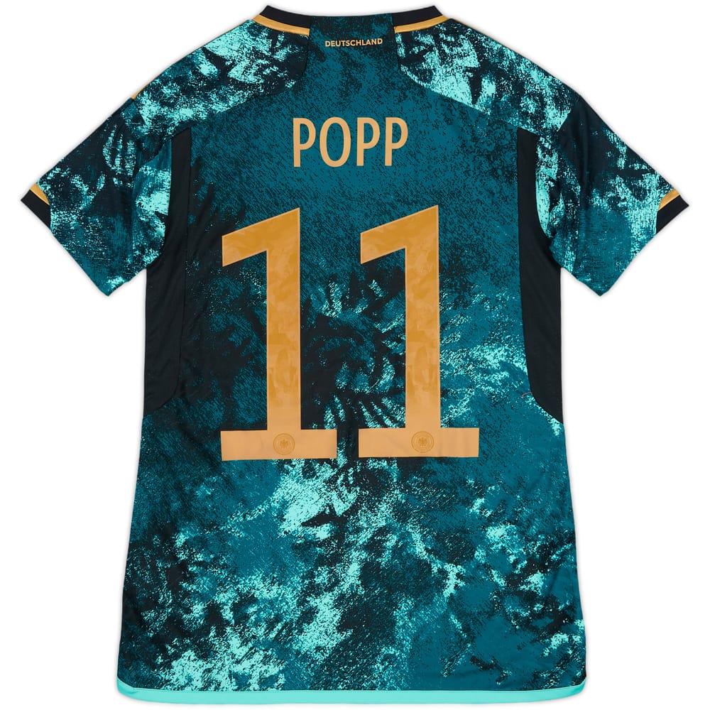 2023 Germany Authentic Women Away Shirt Popp #11 (Women's XS)