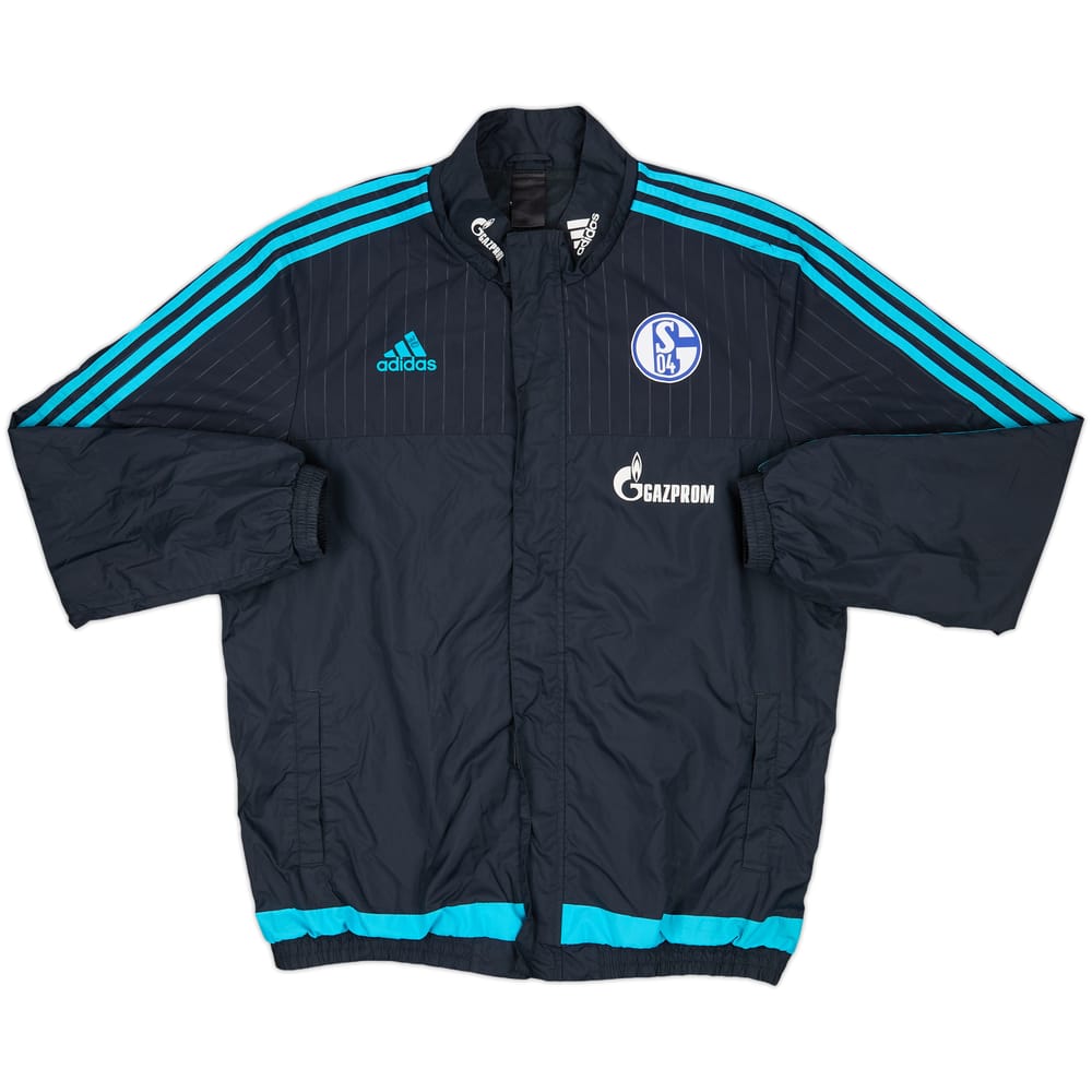 2015-16 Schalke adidas Rain Jacket - 6/10 - (XL)