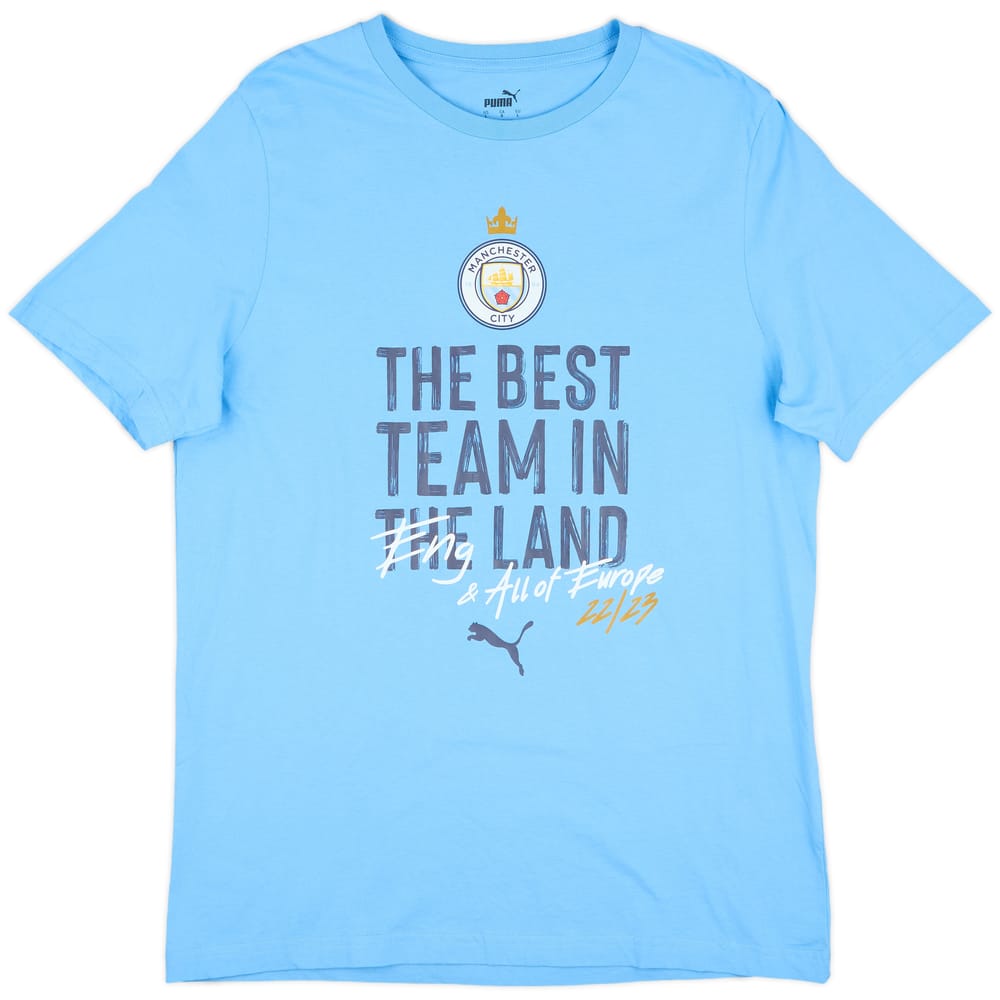 2022-23 Manchester City Puma Tee - 10/10 - (L)