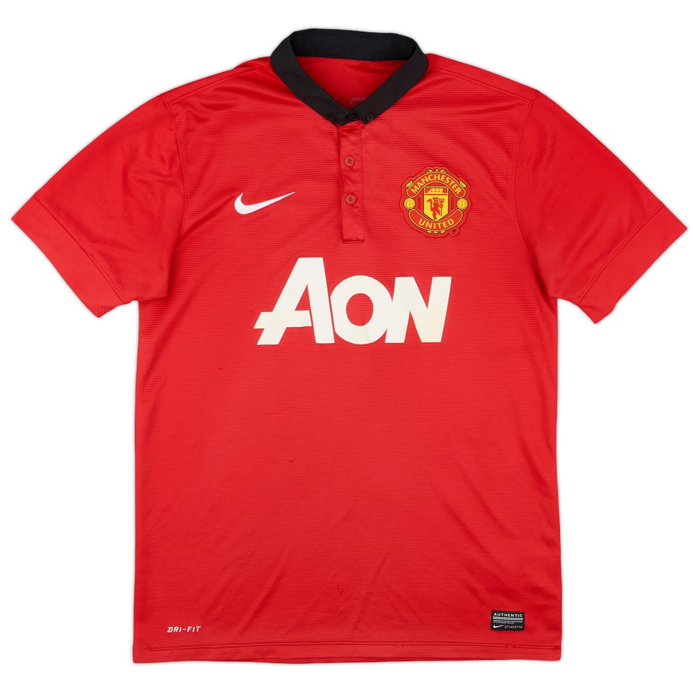 2013-14 Manchester United Home Shirt - 4/10 - (M)