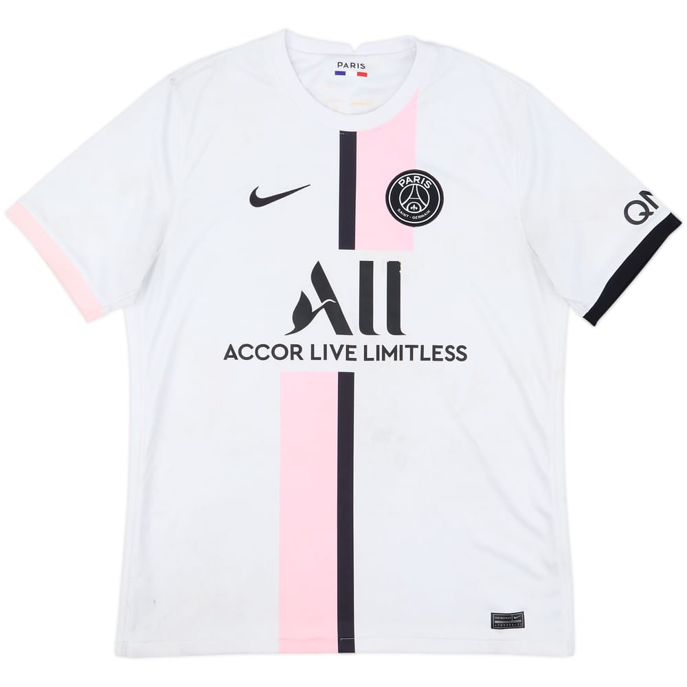 2021-22 Paris Saint-Germain Away Shirt - 4/10 - (L)