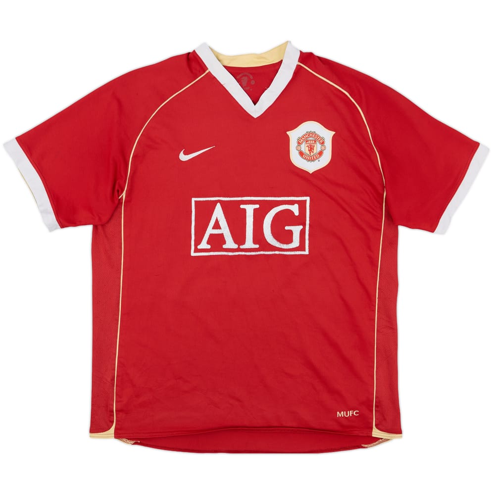 2006-07 Manchester United Home Shirt - 5/10 - (L)