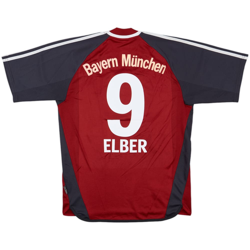 2001-02 Bayern Munich Home Shirt Elber #9 - 8/10 - (S)