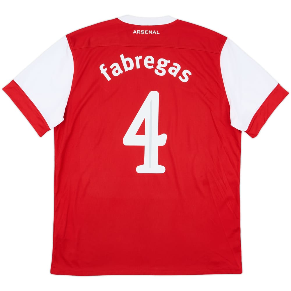 2010-11 Arsenal Home Shirt Fabregas #4 - 6/10 - (XL)