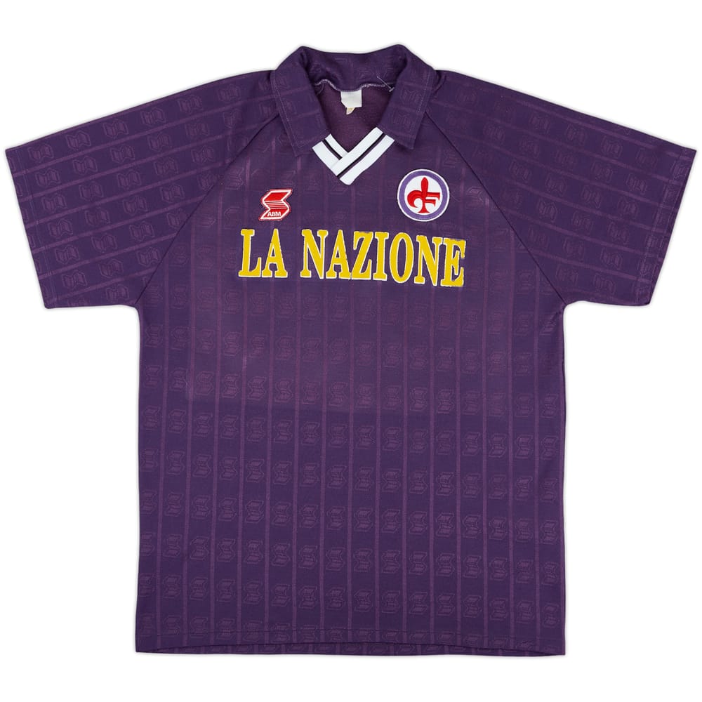 1990-91 Fiorentina Home Shirt - 7/10 - (XL)