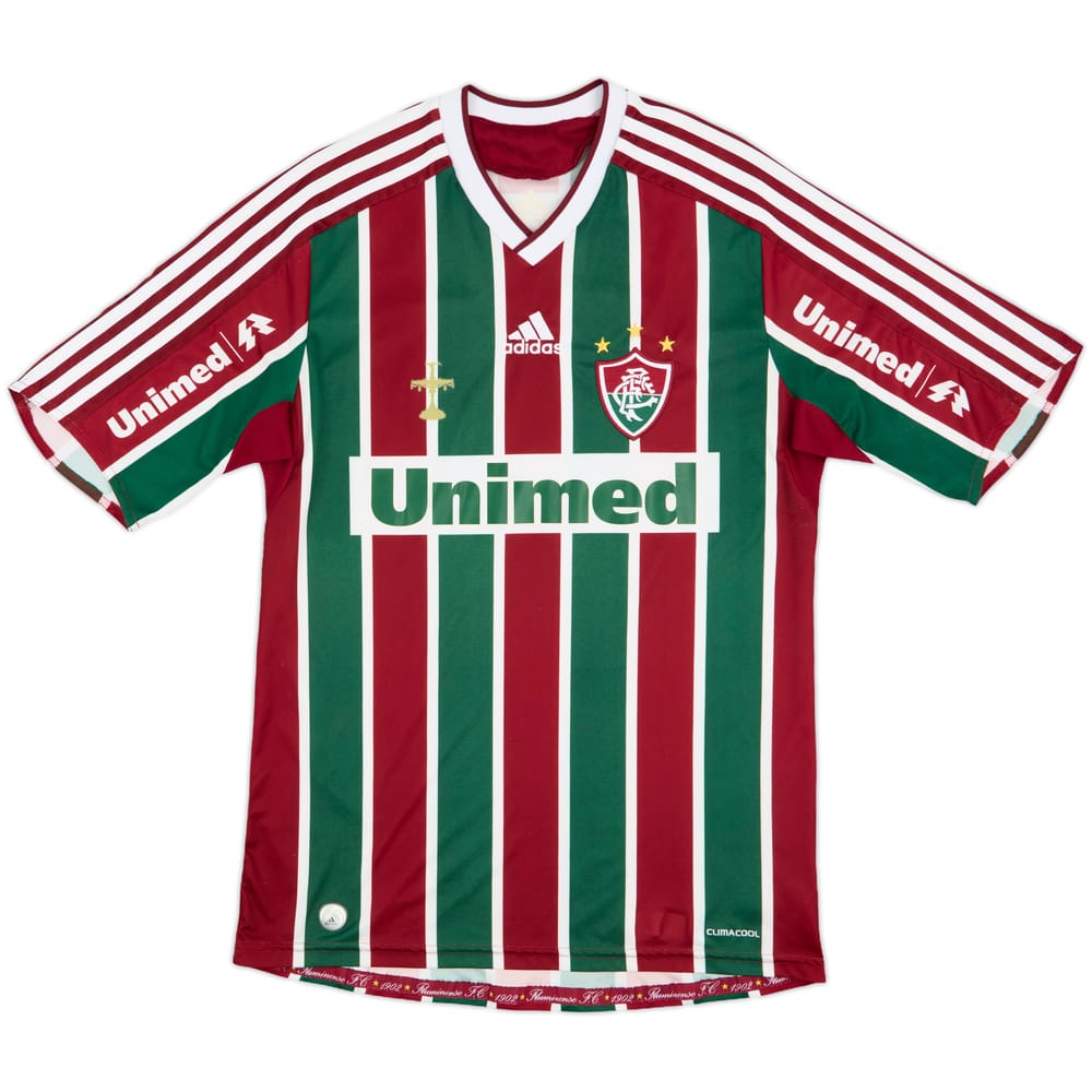 2009-10 Fluminense Home Shirt #10 - 8/10 - (M)