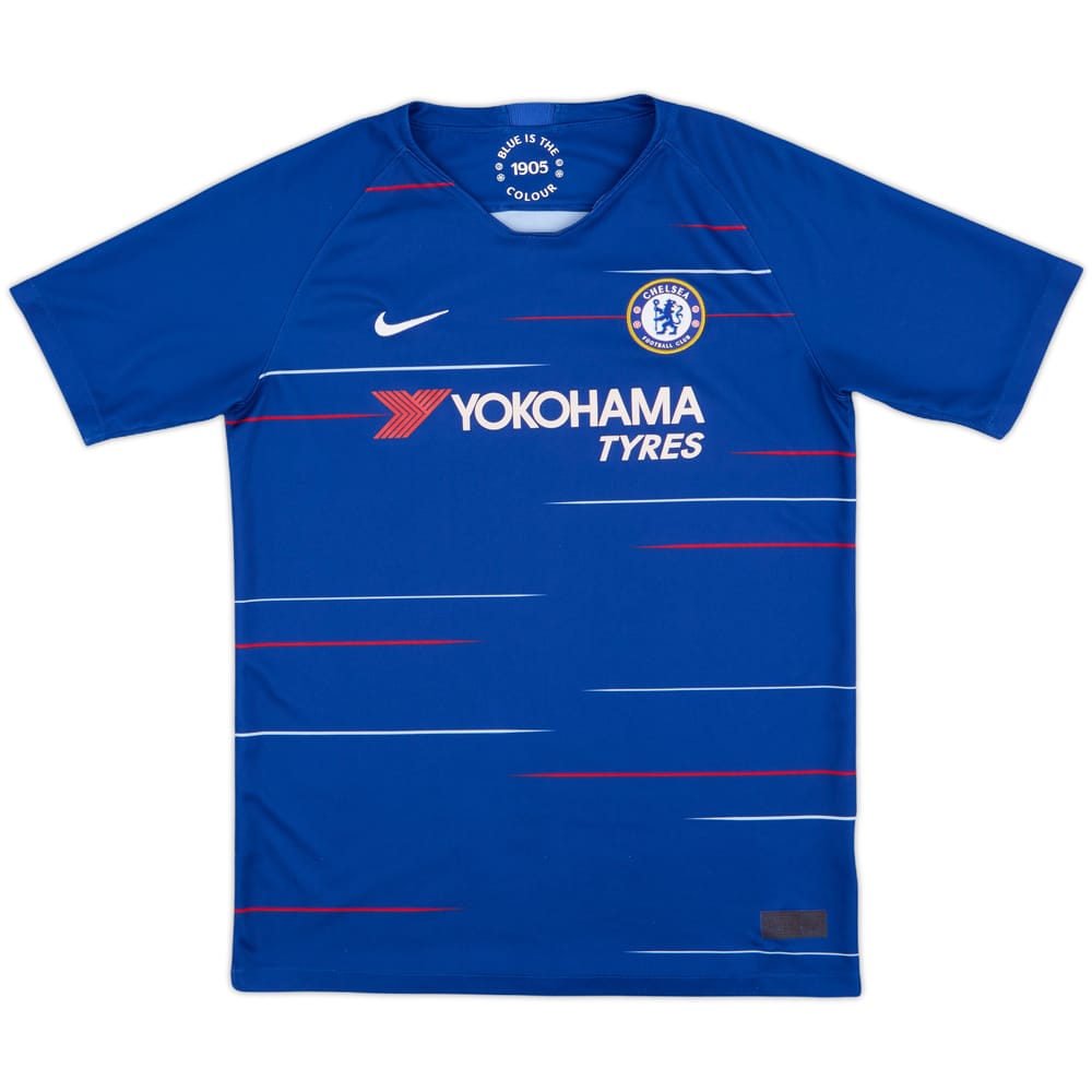 2018-19 Chelsea Home Shirt - 7/10 - (XL.Boys)