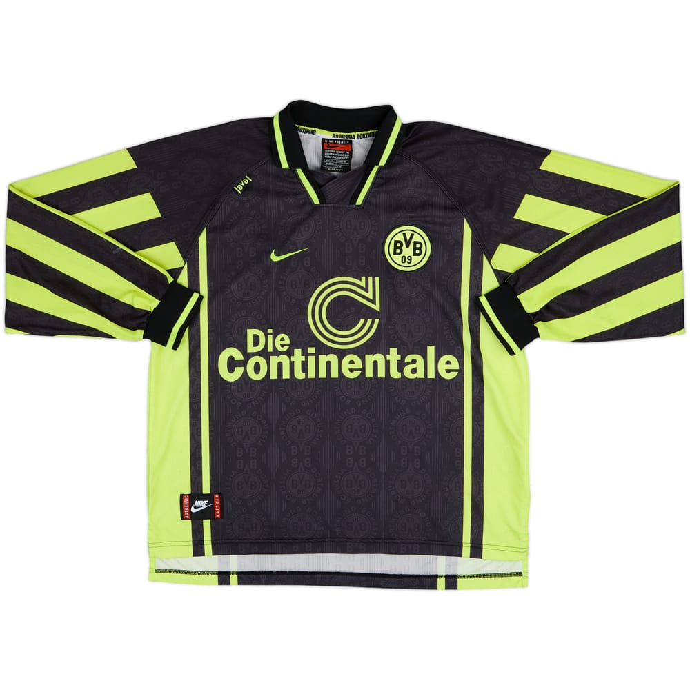 1996-97 Borussia Dortmund Away L/S Shirt - 7/10 - (XXL)