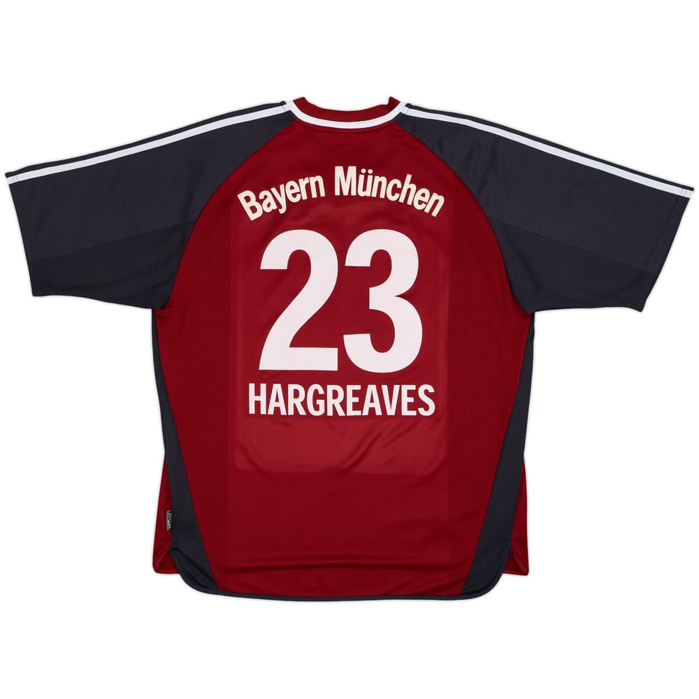 2001-02 Bayern Munich Home Shirt Hargreaves #23 - 8/10 - (L)