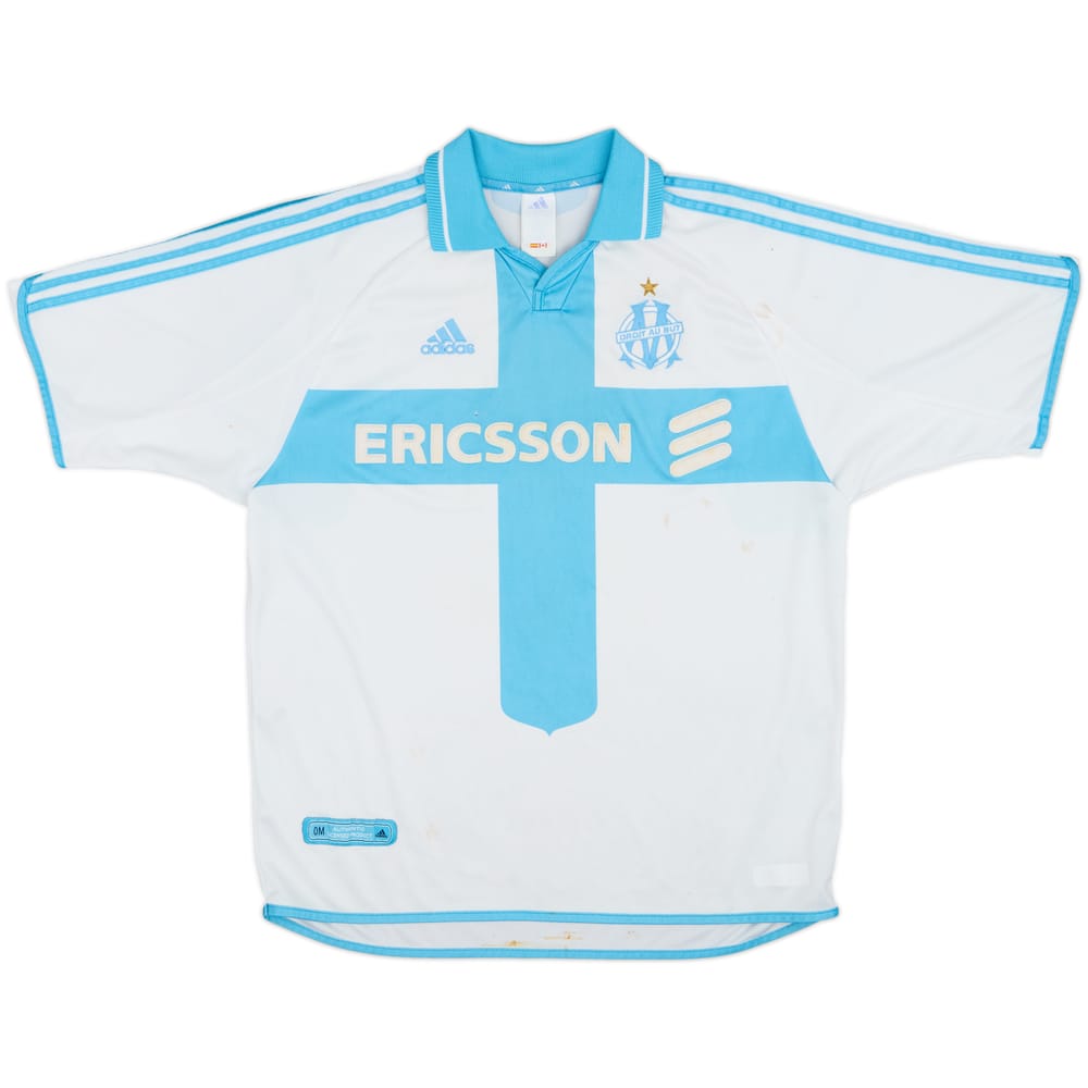 2000-01 Olympique Marseille Home Shirt - 4/10 - (L)