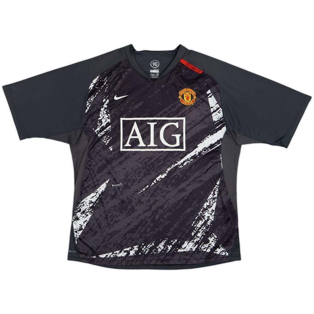 2007-08 Manchester United Nike Training Shirt - 5/10 - (L)