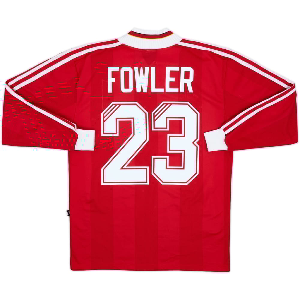 1995-96 Liverpool Home L/S Shirt Fowler #23 - 6/10 - (M)