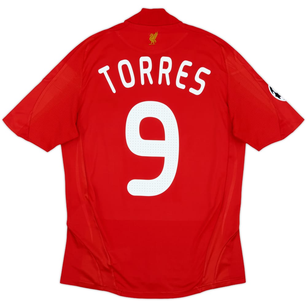 2008-10 Liverpool Home Shirt Torres #9 - 7/10 - (M)