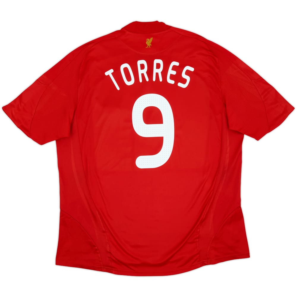 2008-10 Liverpool Home Shirt Torres #9 - 6/10 - (XXL)