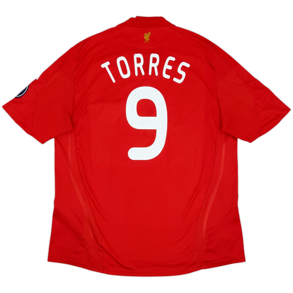 2008-10 Liverpool Home Shirt Torres #9 - 8/10 - (XL)