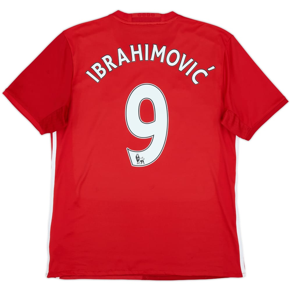 2016-17 Manchester United Home Shirt Ibrahimovic #9 - 6/10 - (M)