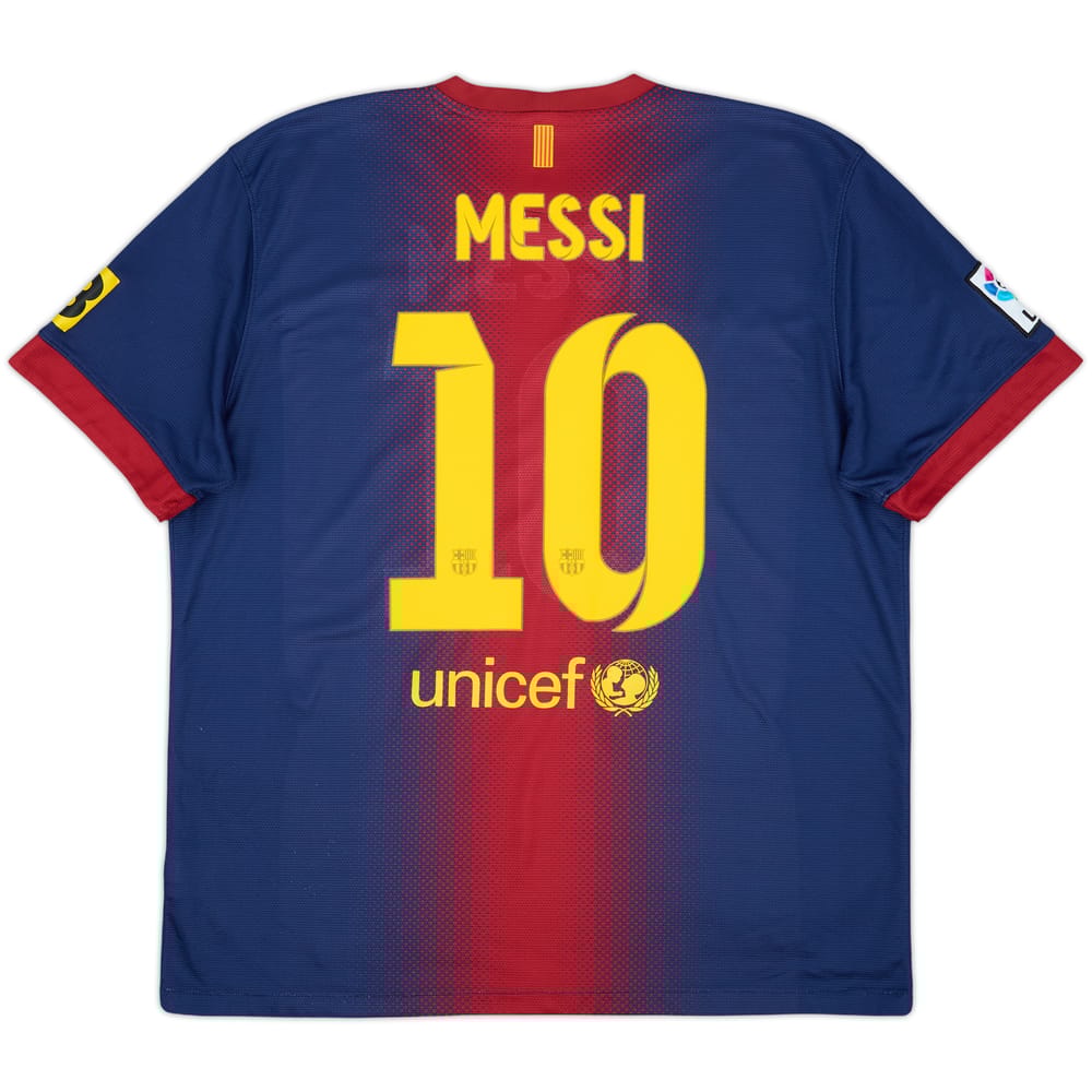 2012-13 Barcelona Home Shirt Messi #10 - 9/10 - (XL)