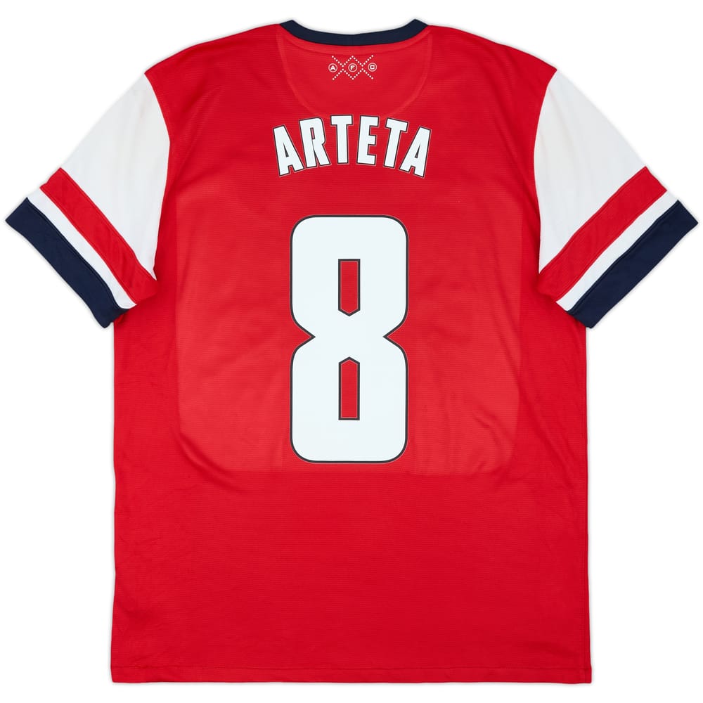 2012-14 Arsenal Home Shirt Arteta #8 - 8/10 - (L)