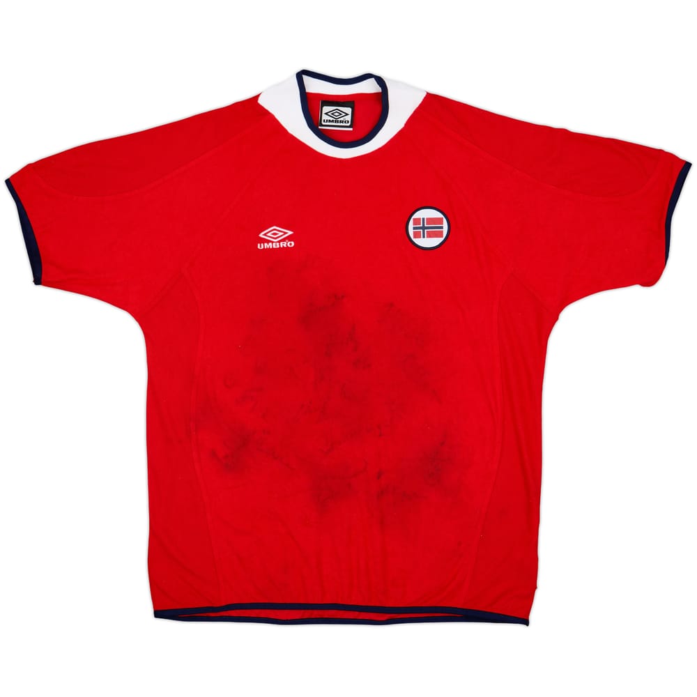 2000-02 Norway Home Shirt - 3/10 - (XL)