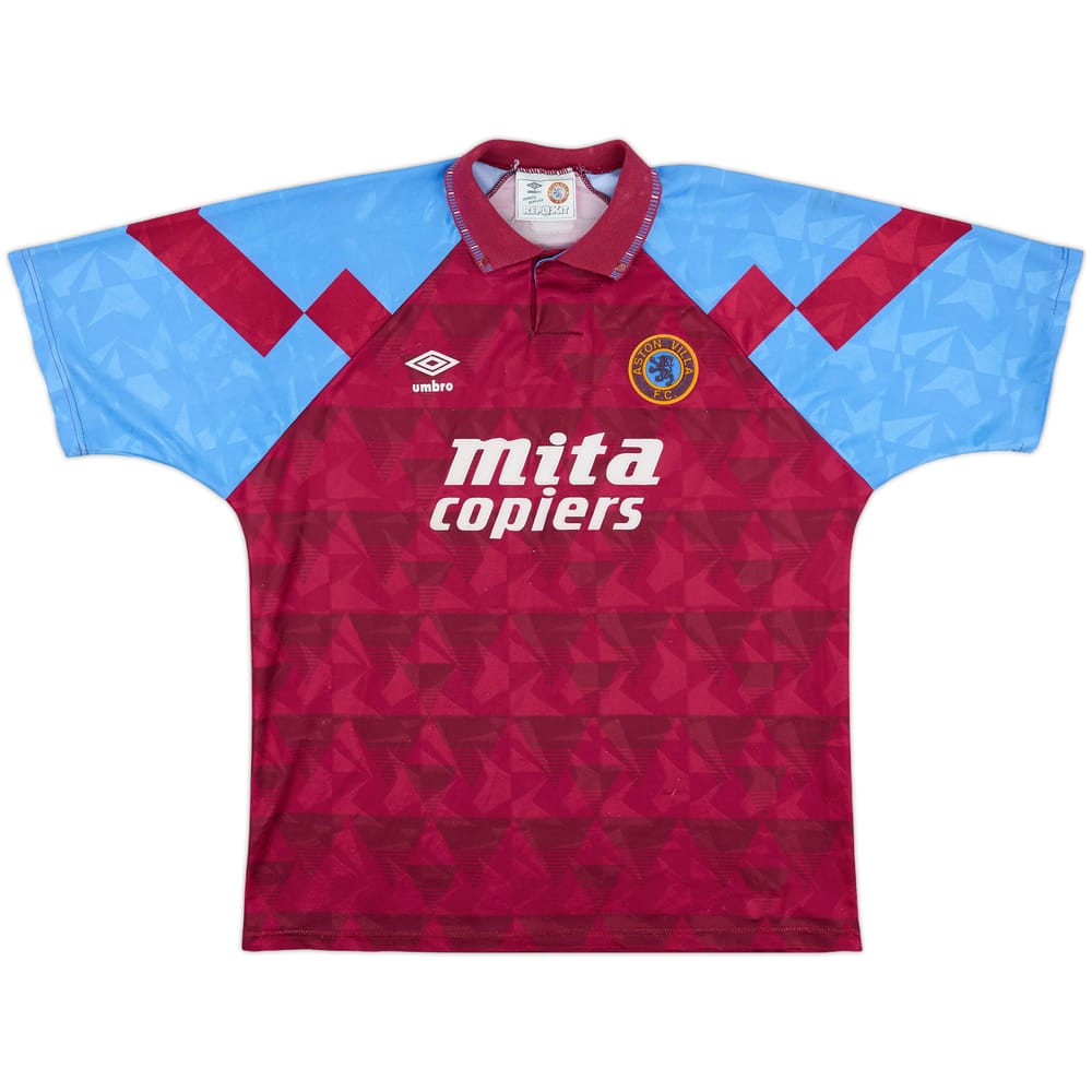 1990-92 Aston Villa Home Shirt - 6/10 - (XL)