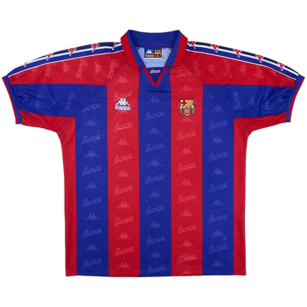 1995-97 Barcelona Home Shirt - 6/10 - (XXL)