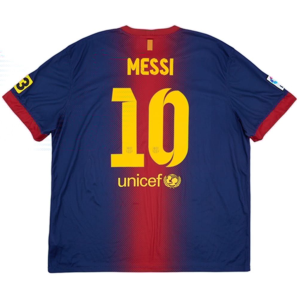 2012-13 Barcelona Home Shirt Messi #10 - 8/10 - (XXL)