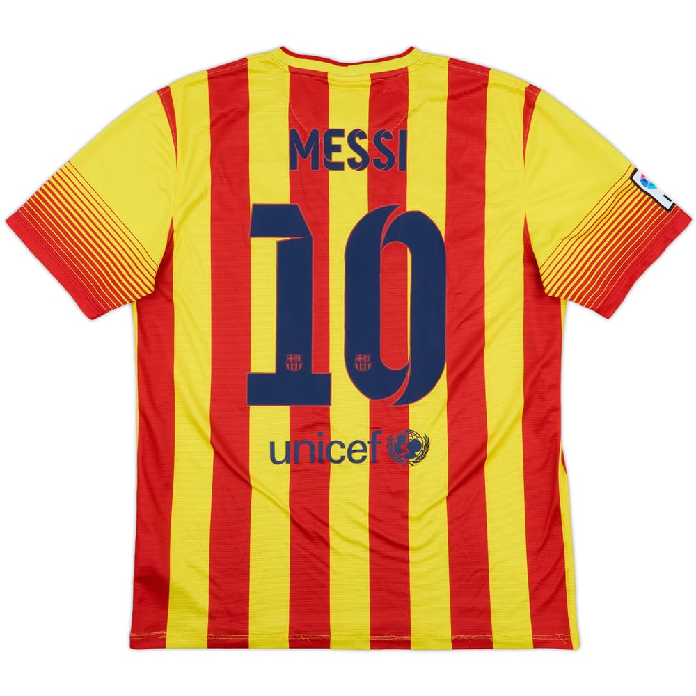 2013-15 Barcelona Away Shirt Messi #10 - 6/10 - (L)