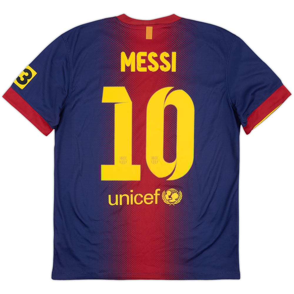 2012-13 Barcelona Home Shirt Messi #10 - 6/10 - (M)