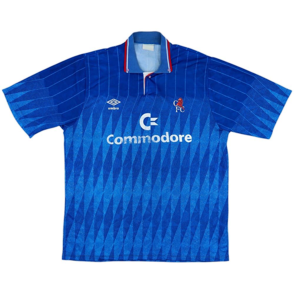 1989-91 Chelsea Home Shirt - 5/10 - (XL)