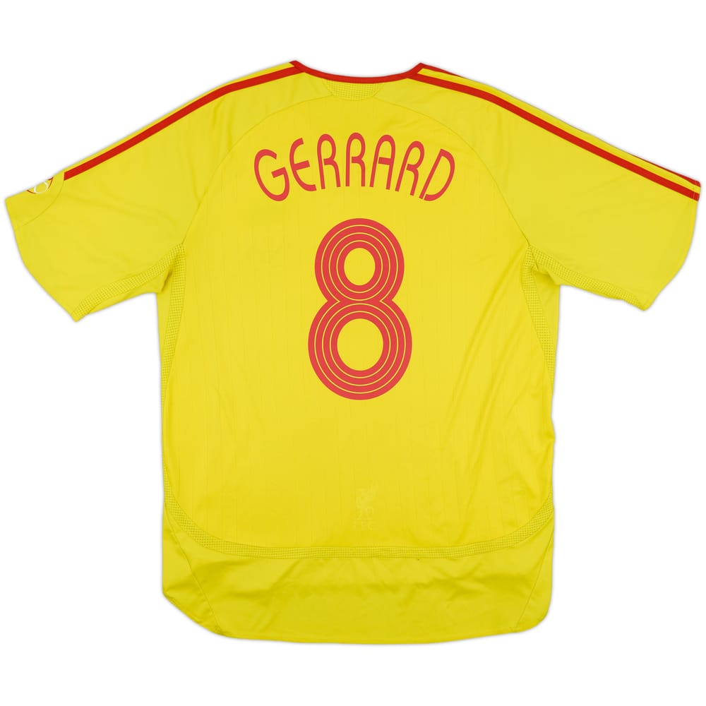 2006-07 Liverpool Away Shirt Gerrard #8 - 6/10 - (L)