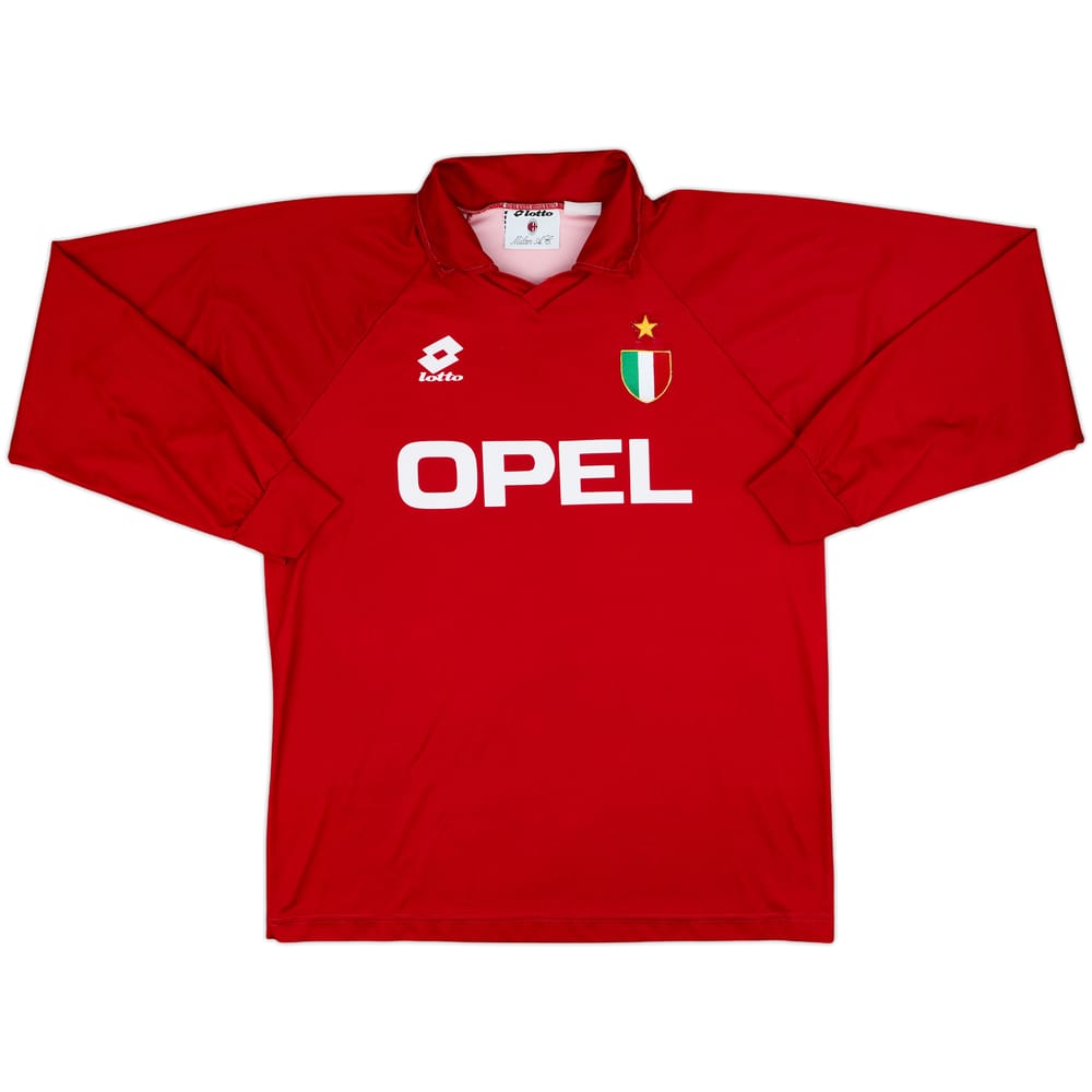 1994-95 AC Milan Lotto Training L/S Shirt - 8/10 - (L)