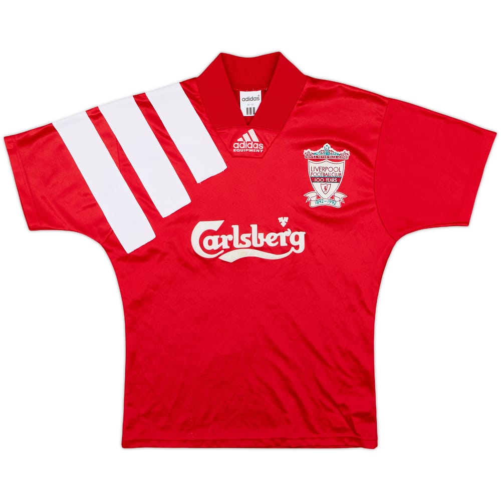 1992-93 Liverpool Centenary Home Shirt - 7/10 - (L.Boys)