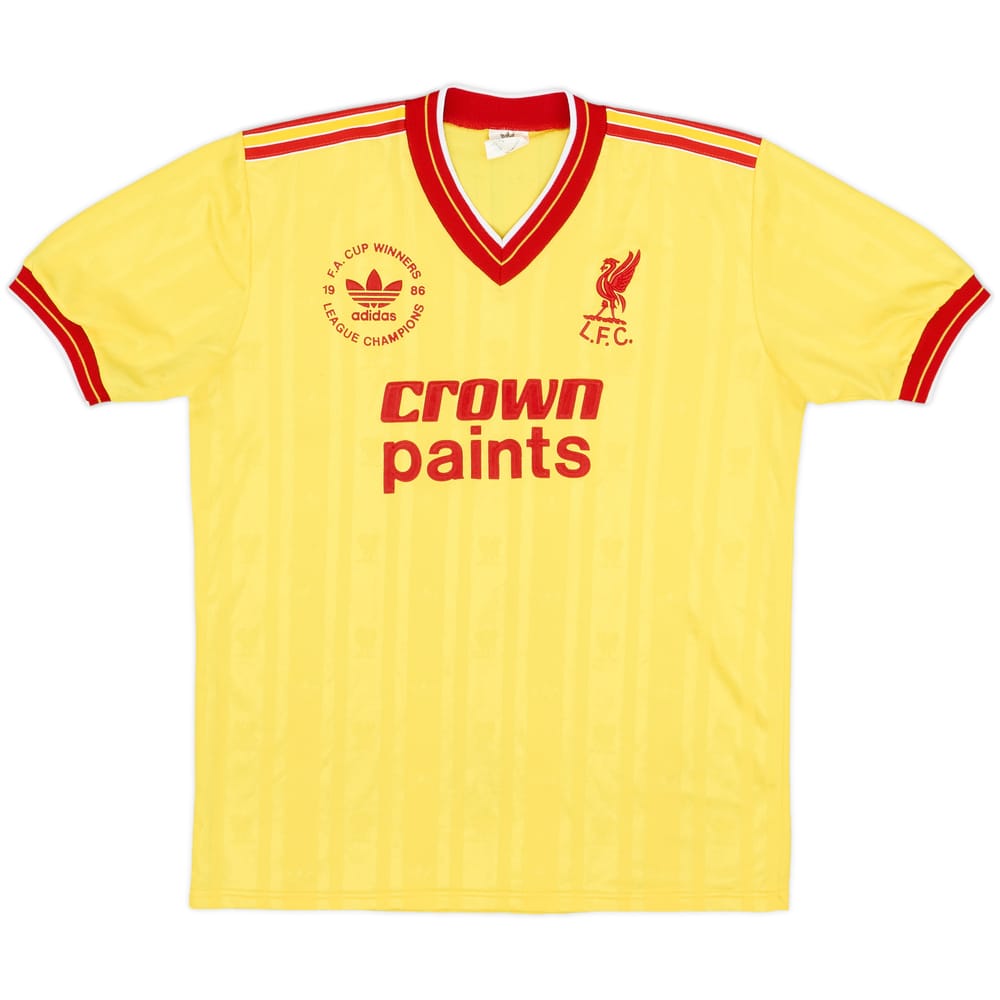 1986-87 Liverpool 'Champions' Third Shirt - 8/10 - (M)