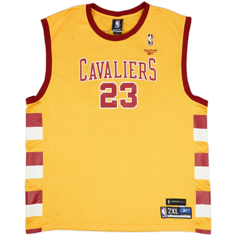 1975-76 Cleveland Cavaliers James #23 Reebok Hardwood Classics Jersey - 8/10 - (XXL)