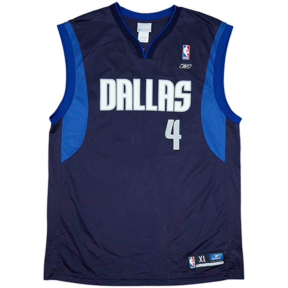 2002-05 Dallas Mavericks Finley #4 Reebok Away Jersey - 9/10 - (XL)