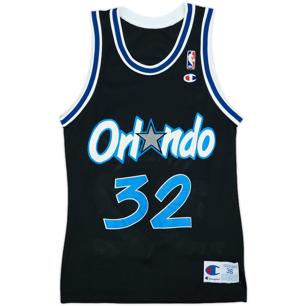 1992-94 Orlando Magic O'Neal #32 Champion Away Jersey - 8/10 - (S)
