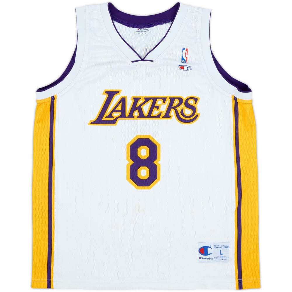 2002-06 LA Lakers Bryant #8 Champion Alternate Jersey - 7/10 - (L)