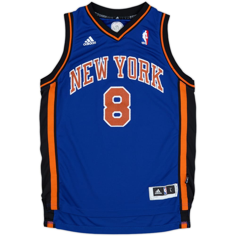 2010-11 New York Knicks Gallinari #8 adidas Swingman Away Jersey - 5/10 - (L.Boys)