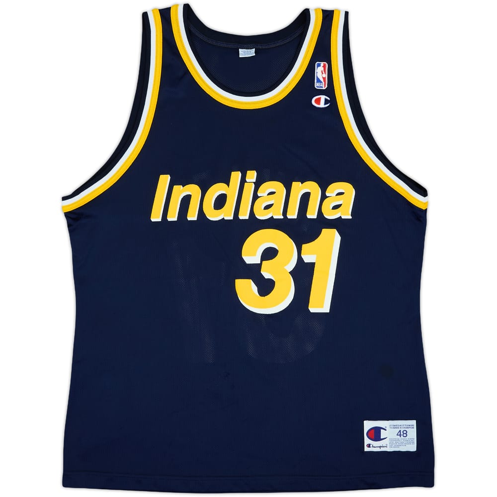 1995-97 Indiana Pacers Miller #31 Champion Away Jersey - 9/10 - (XL)