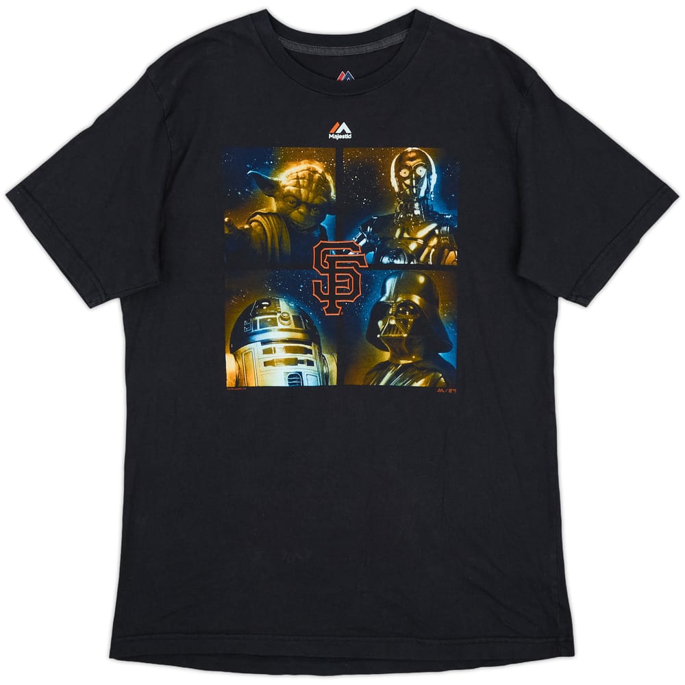 2016 San Francisco Giants Star Wars Majestic Tee - 8/10 - (L)