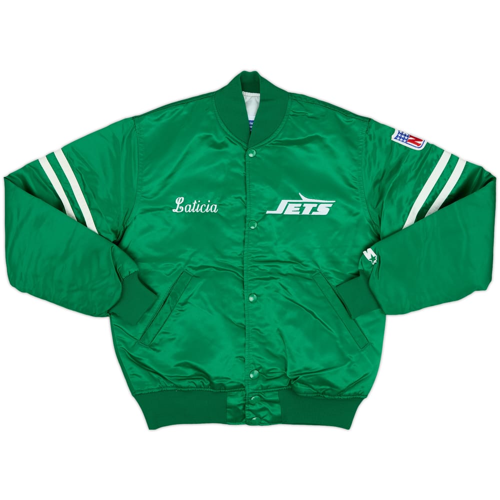 1984-87 New York Jets Hamilton #39 Starter Satin Varsity Jacket - 8/10 - (S)