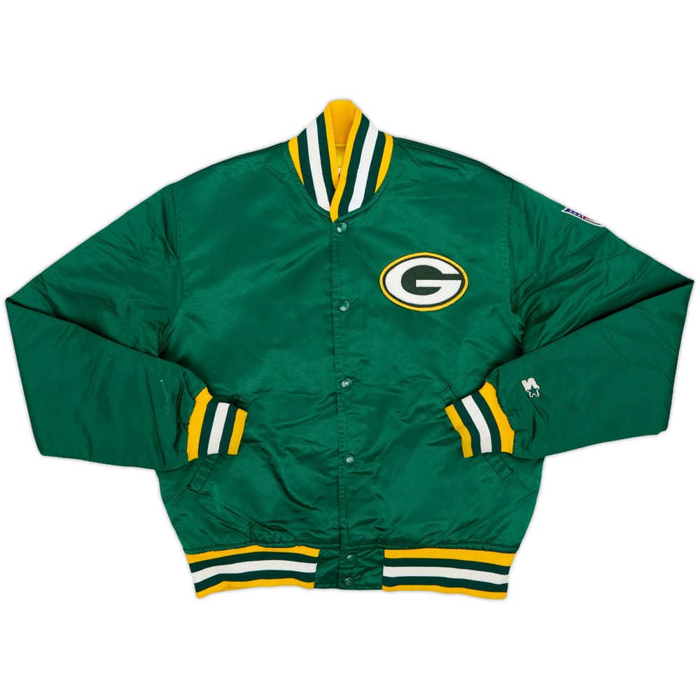 1980s Green Bay Packers Starter Satin Varsity Jacket - 4/10 - (S)