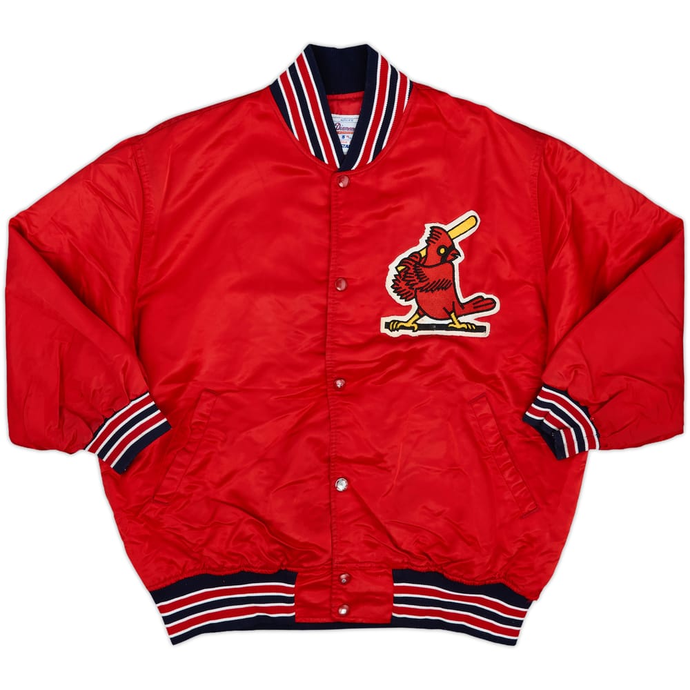 1980s St. Louis Cardinals Starter Satin Varsity Jacket - 7/10 - (L)