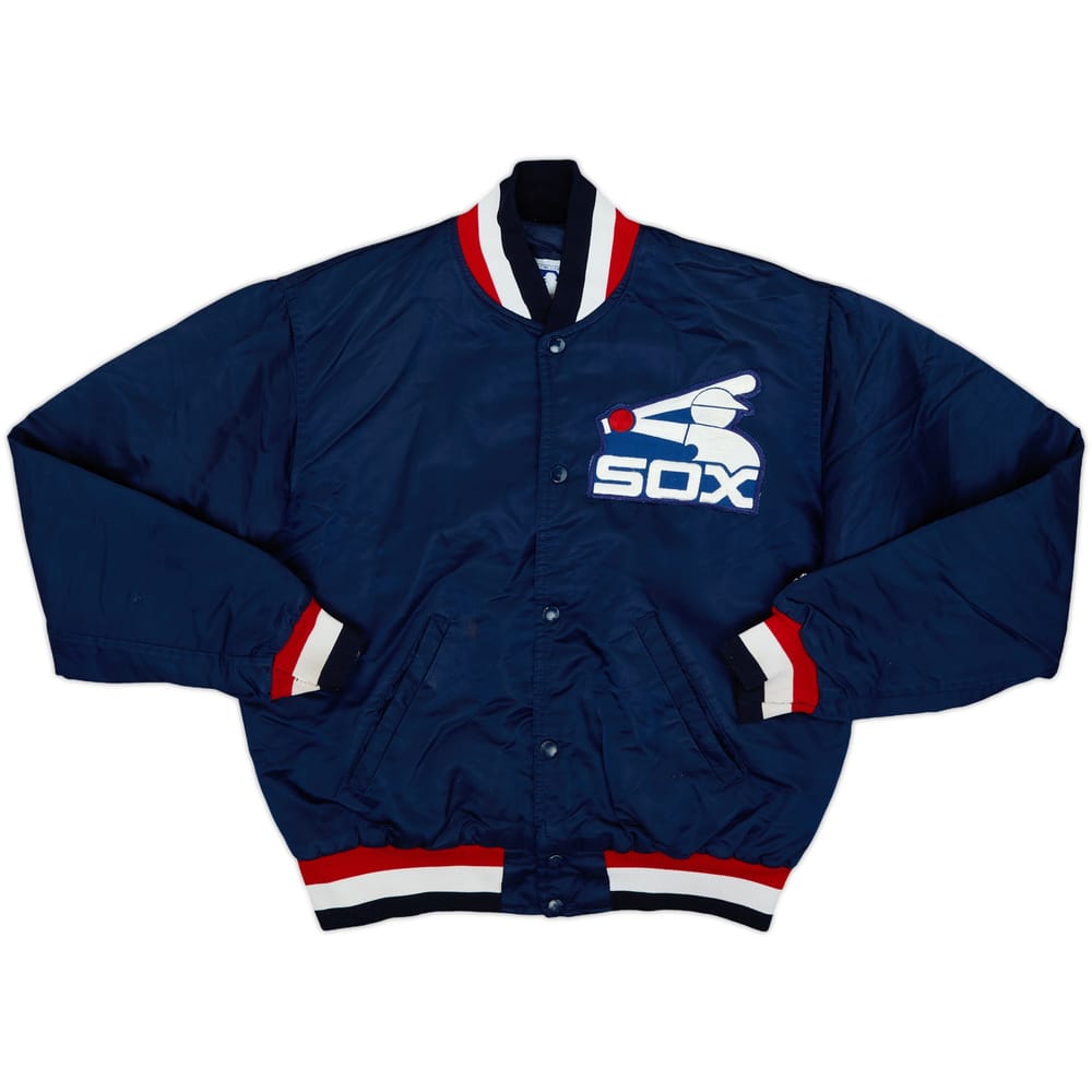 1980s Chicago White Sox Starter Satin Varsity Jacket - 5/10 - (M)