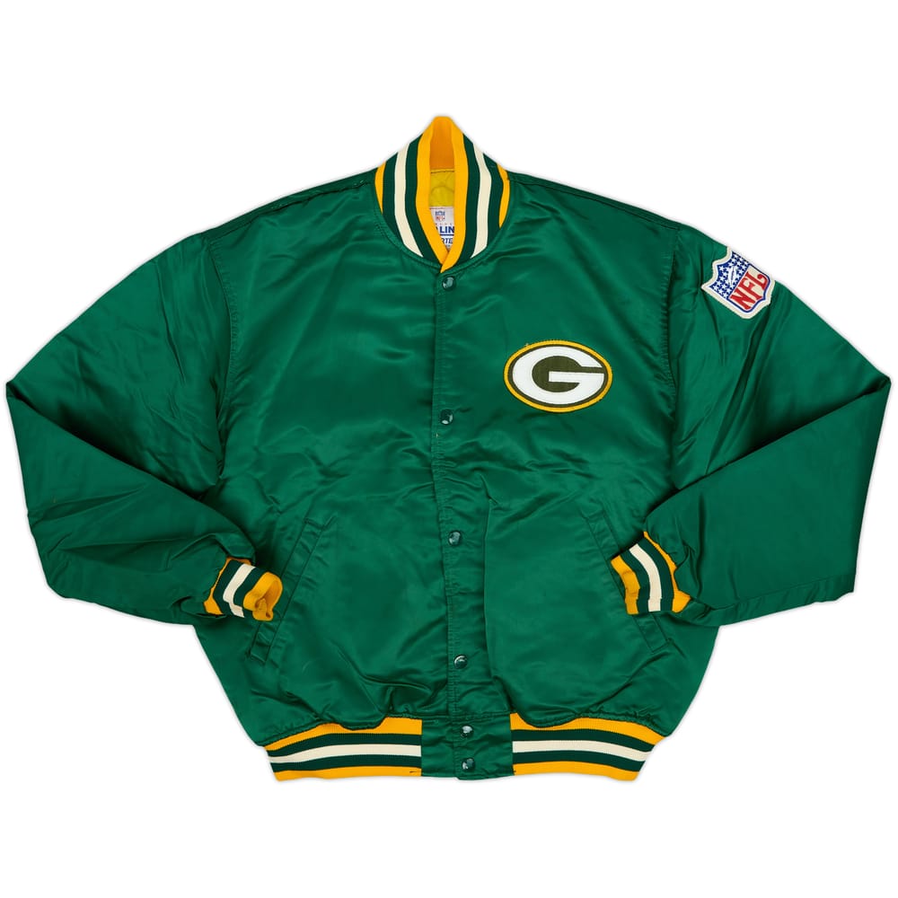 1980s Green Bay Packers Starter Satin Varsity Jacket - 5/10 - (L)