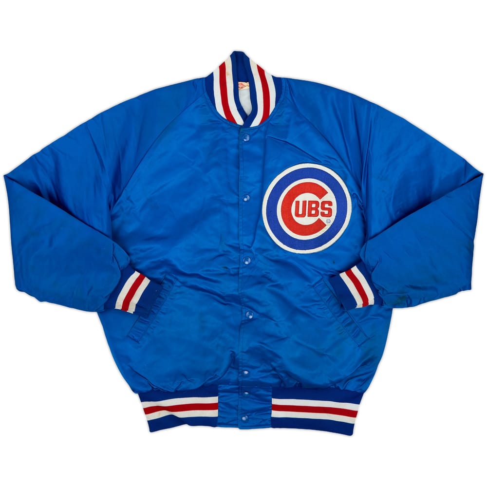 1980s Chicago Cubs Art-Flo Satin Varsity Jacket - 6/10 - (L)