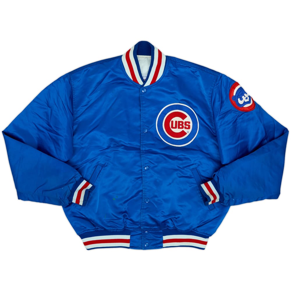 1980s Chicago Cubs Starter Satin Varsity Jacket - 6/10 - (L)