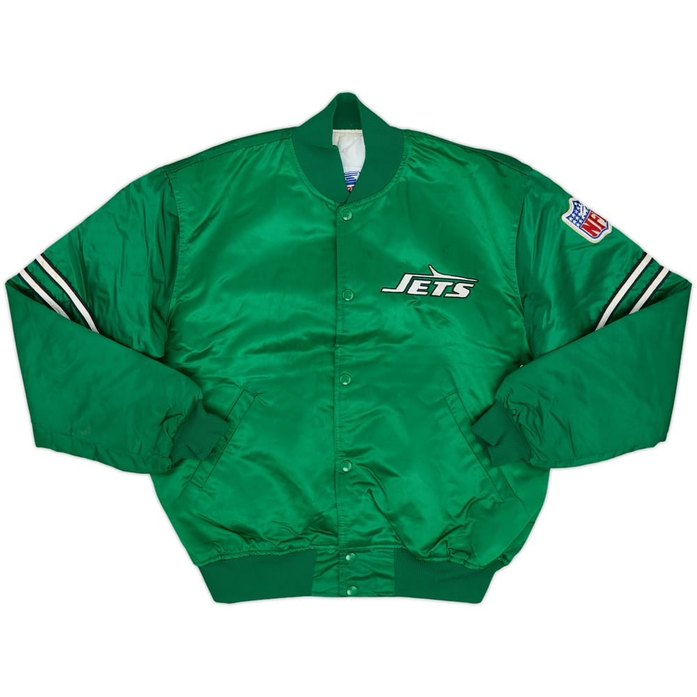 1980s New York Jets Starter Satin Varsity Jacket - 6/10 - (L)